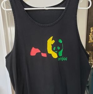 Enjoi rasta colored tank top
